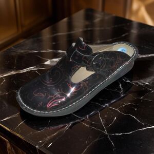 Alegria Donna Electric Paisley Mary Jane Clogs Size EU 38 US 7.5
